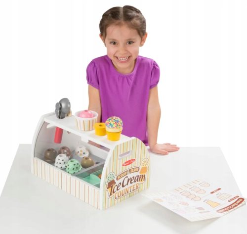  0245h.MELISSA & DOUG WOODEN ICE CREAM SHOP