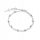  Silver bracelet one decade rosary 3mm Cross