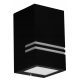  Elektrosalon garden wall light black GU10 11 W