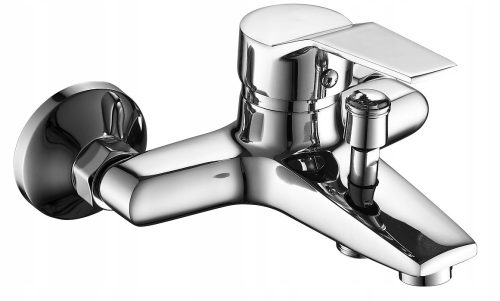 Riva series single-lever wall-mounted bathtub faucet, chrome