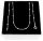  WOMEN'S SILVER CHAIN 40cm BALLS GIFT MADE OF 925 SILVER