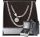  925 SILVER MEN'S FULL ROMBO CHAIN WITH PENDANT + FREE ENGRAVING