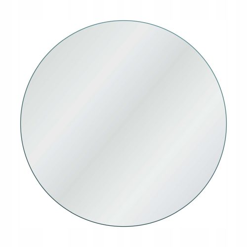 Bathroom mirror wall mirror made of gold and chrome, round, 700 x 700 mm