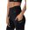  CARPATREE BLACK HIGH WAIST SPORTS LEGGINGS - S