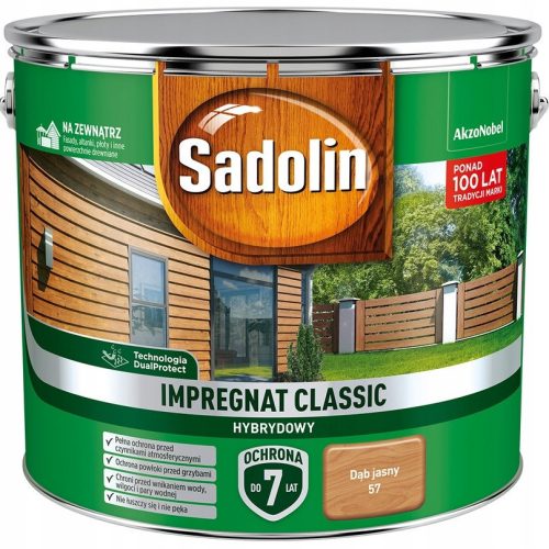 Sadolin Classic Wood Impregnation, Light Oak, 9 l