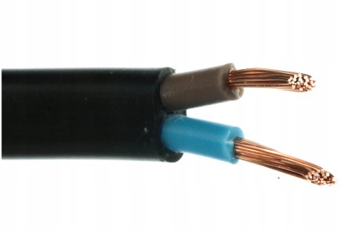 Flat electrical cable, flexible (stranded) OMYp Digma 2 x 1.0