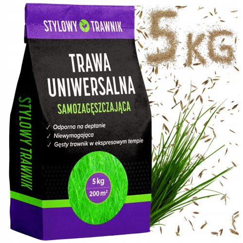  Ornamental grass, for dry areas, shady areas, garden, sport Stylowy Trawnik 200 m² 5 kg