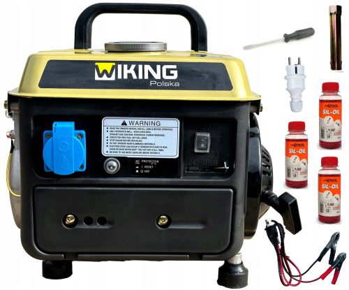 Portable single-phase generator Wiking Polska 720 W petrol