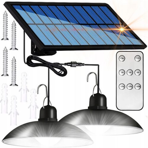  SuperLED Pedni solar hanging lamp 3.5 W 90 lm black