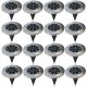 Garden lamps stuck in the ground SuperLED solar lamp, silver, 13 cm, 16 pcs.