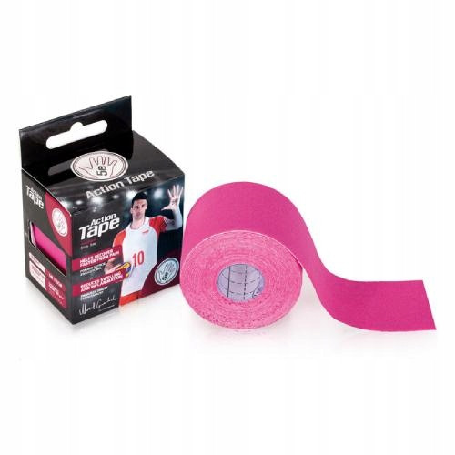  Kinesiotaping tape 5E 5 cm x 5 m pink and purple