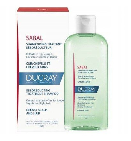 DUCRAY Sabal Shampoo for Reducing Sebum Secretion, 200 ml
