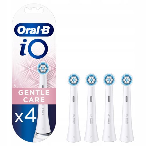  Oral-B iO Gentle Care Black Electric Toothbrush Heads, 4 Pack