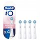  Oral-B iO Gentle Care Black Electric Toothbrush Heads, 4 Pack