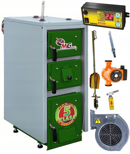  MGspaw dual-function steel furnace for brown coal, hard coal 24 kW