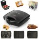  Contact electric grill INTERCHANGEABLE PLATES 3in1 YES WAFFLE IRON TOSTER GRILL 3in1 black 700 W