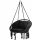 Garden chair, hanging Aga24 MR4510DG hanging chair 137x60x60 cm dark grey