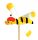  Windmill Garden Repeller, Large 47 cm Bee