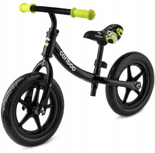  Cariboo Classic 12" Balance Bike Black, Yellow