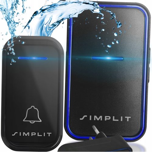  Simplit wireless doorbell 280 m 110 dB