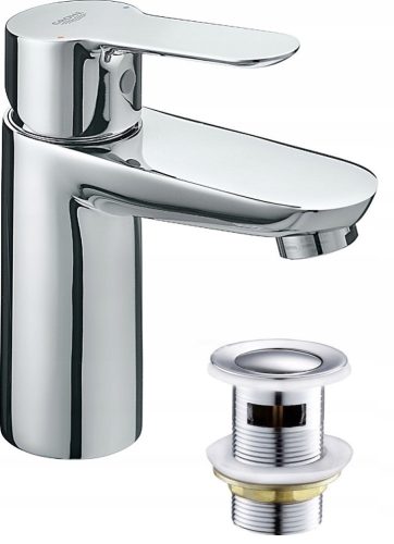 Grohe Start Edge chrome pedestal basin mixer