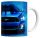 Cups JULEX Mug, MUG WITH CAR PRINT, Ceramic, 330 ml