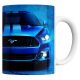 Cups JULEX Mug, MUG WITH CAR PRINT, Ceramic, 330 ml