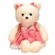  Plush, soft teddy bear in dress, 34 cm, colors