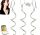  SET SILVER 925 HANGING SPIRALS ENGRAVING