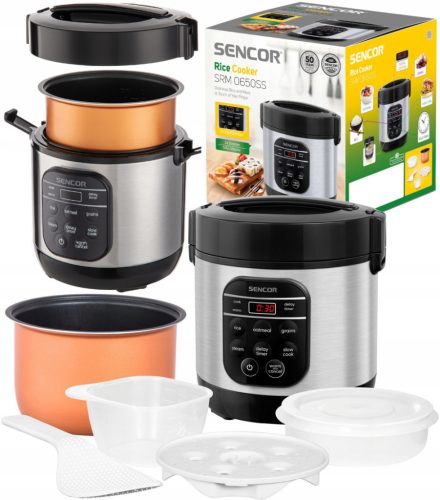  Sencor SRM 0650SS Rice Cooker 0.6 l 350 W Silver