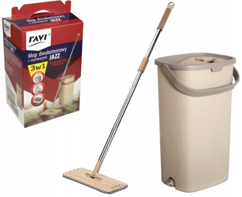 Ravi Jazz bucket and flat mop 32 cm