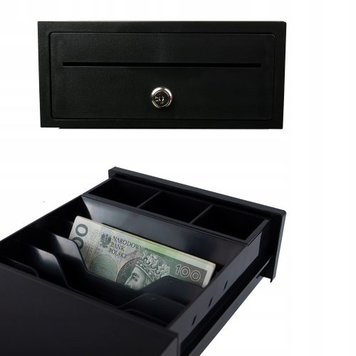 Hdwr HD-KER20 cash drawer black 30x20.5x9.5 cm