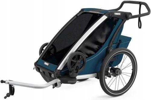  Thule Chariot Cross1 Majolica Blue Children's Bicycle Trailer