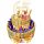  Cake 2-storey Merci Set Basket Box Gift for Birthday mix of sweets