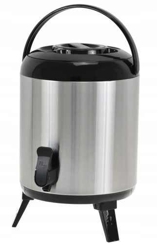 Thermos Flask For Soups Metlex 1 Thermos Flask for Drinks, 7.5 l, Black, Silver