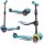  RicoKids Buggy 765301 three-wheeled scooter, turquoise