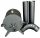  ROUND FIREPLACE FOR SMOKEHOUSE 2 PIPES ELBOW SET