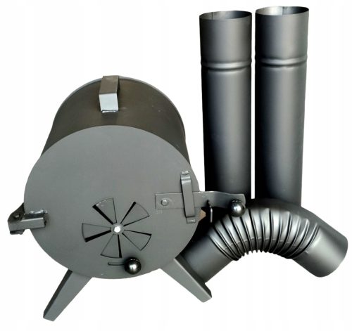  ROUND FIREPLACE FOR SMOKEHOUSE 2 PIPES ELBOW SET