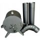  ROUND FIREPLACE FOR SMOKEHOUSE 2 PIPES ELBOW SET