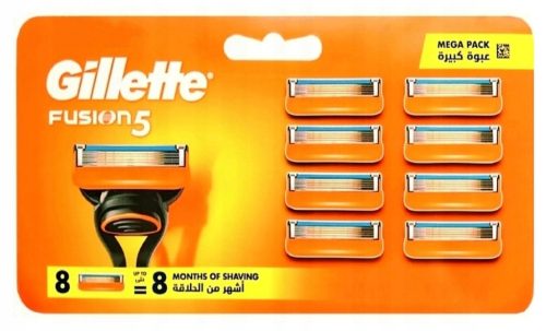  GILLETTE FUSION 5 set of 8 cartridges