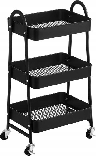 Bathroom Shelves Bathroom Shelf Cart on Wheels, Shelf Organizer