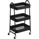 Bathroom Shelves Bathroom Shelf Cart on Wheels, Shelf Organizer