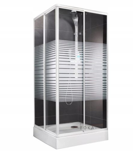 Aquaform Variabel shower cubicle with sliding doors 80 x 80 cm