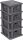  Four-part bamboo basket stand in anthracite