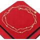  GOLDEN ANKLE BRACELET DOUBLE SURGICAL STEEL
