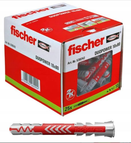 Fischer expansion anchor 10 x 80 mm 25 pcs.