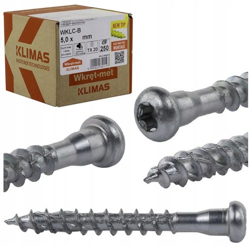 Wood screws Wkręt-Met 5 x 50 mm 250 pcs.