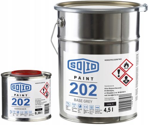 Peinture époxy SHIP pour métal, gris, 4,9l