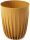  Lamela flowerpot, 39 cm x 39 x 46.3 cm, diameter 39 cm, plastic in yellow and gold