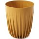  Lamela flowerpot, 39 cm x 39 x 46.3 cm, diameter 39 cm, plastic in yellow and gold